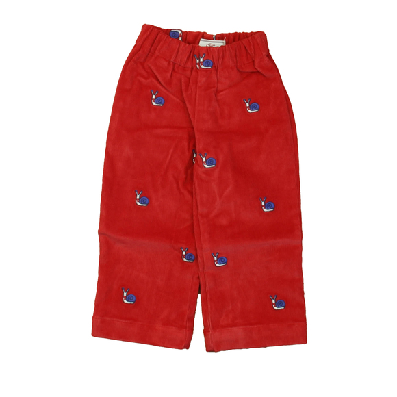 Classic Prep Other - Classic Prep Boys Post Box Red Snail Corduroy Pants size: 9-12 Months